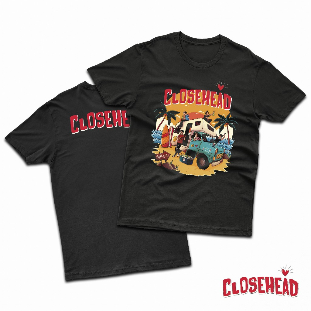 CLOSEHEAD KAOS DISTRO MERCHANDISE - T-SHIRT CLOSEHEAD - KAOS BAND INDI TSHIRT DISTRO