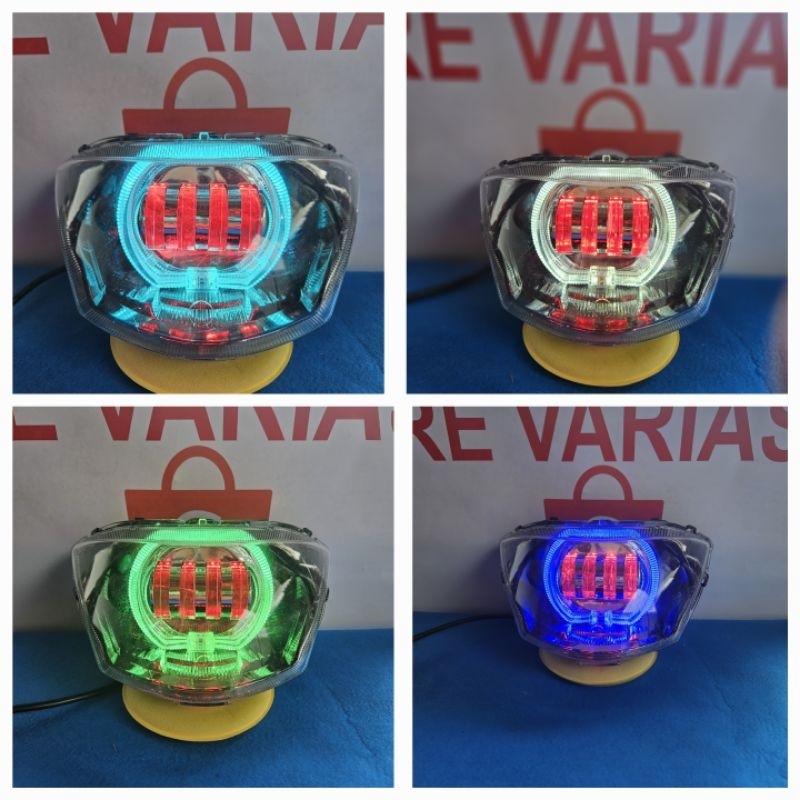 lampu depan mio j / mio gt costume biled daymaker 4.5 in