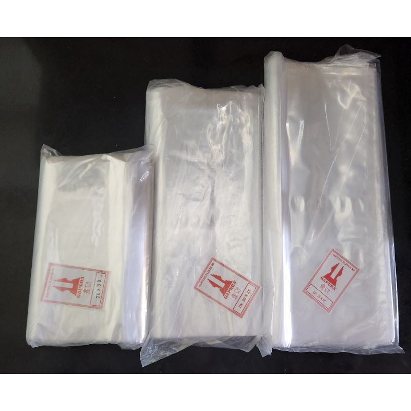 Plastik PP Bening Gapura 20x30 / 30x45 / 35x55 / 15x21 / 18x25 [500 gr]