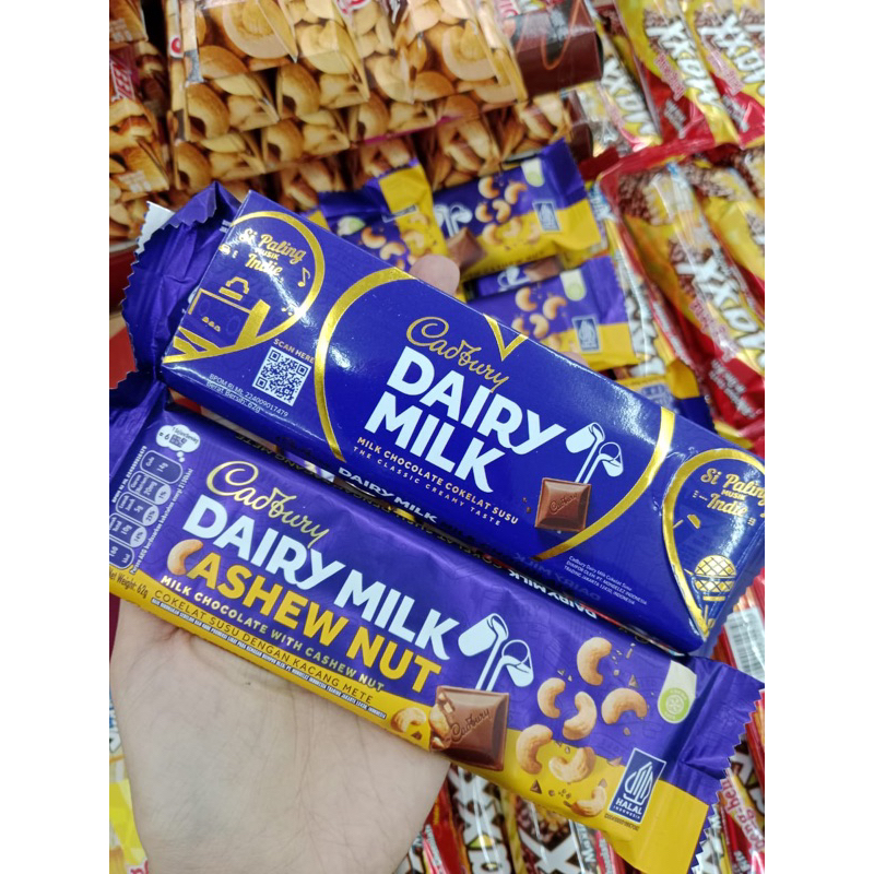 

CADBURY 62gr Rasa Chasew dan Milk Chocolate