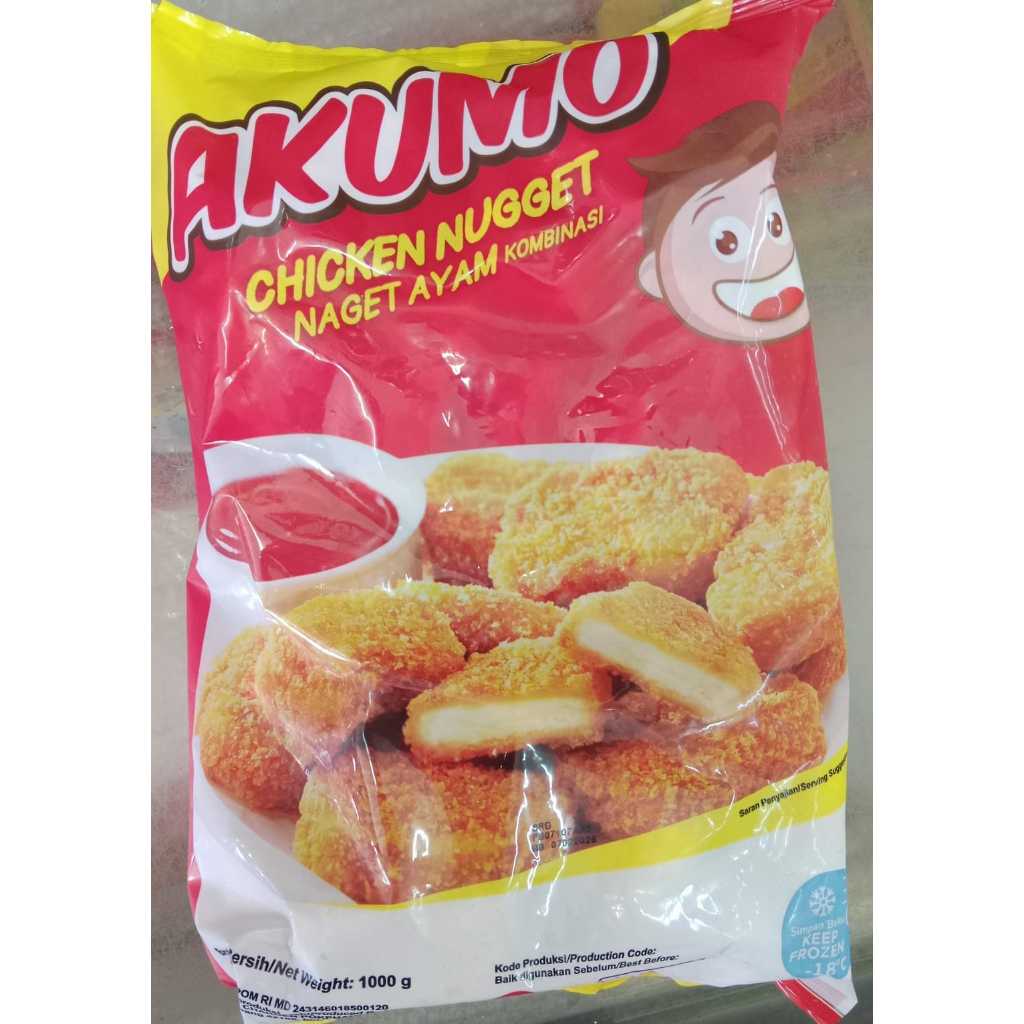 

AKUMO Chicken Nugget (Naget Ayam Kombinasi) 1kg