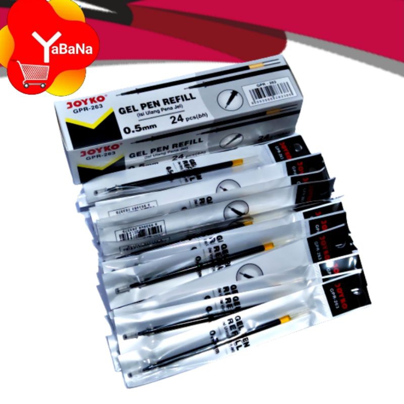 

Refill Pen Gel Pulpen Joyko GPR-263 isi 24pcs