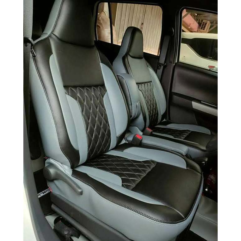 SARUNG JOK MOBIL SIGRA 2014-2025 & CALYA 2014-2025 FULL SET JOPOK BAHAN STANDAR BONUS BATAL LEHER 2