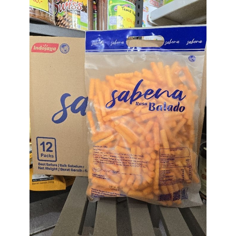 

Sabena stik 135 gram/ Karton isi 12 pack