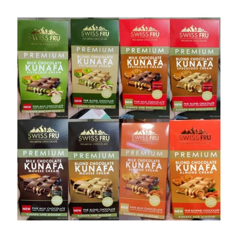 

Coklat Dubai Kunafa PREMIUM [Swiss Frut]