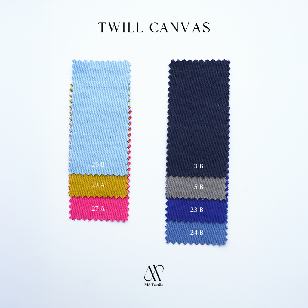BAHAN KAIN COTTON TWILL CANVAS