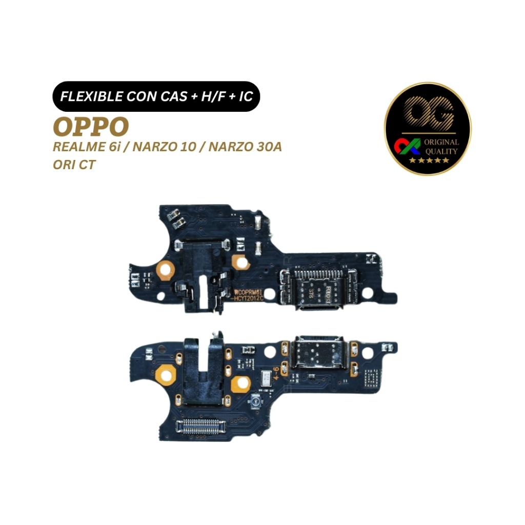 FLEXIBLE CON CAS + HF + IC REALME 6I / NARZO 10 / NARZO 30A (ORI CT)