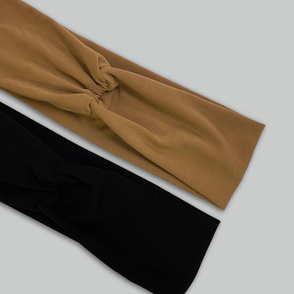 NZINGA Headband Bando | Headband Wanita Polos – Bandana Kain Simpel Elegan | 20 Varian Warna