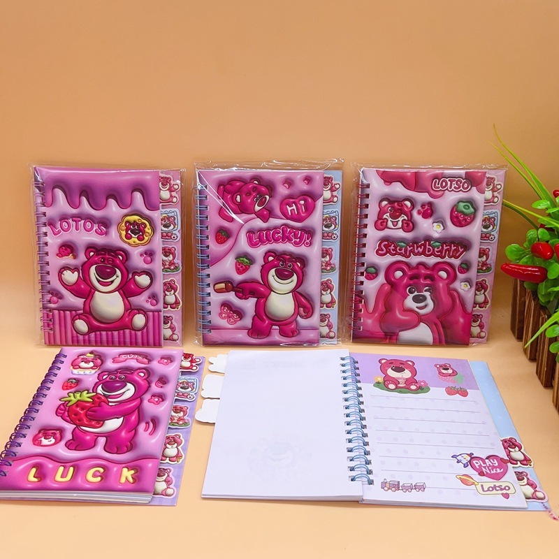 

BUKU SPIRAL STIKER LOTSO BEAR STICKER LEMBARAN LOTSO NOTEBOOK STIKER LOTSO BERUANG PINK BUKU RING STIKER LOTSO HELIOSS.CO