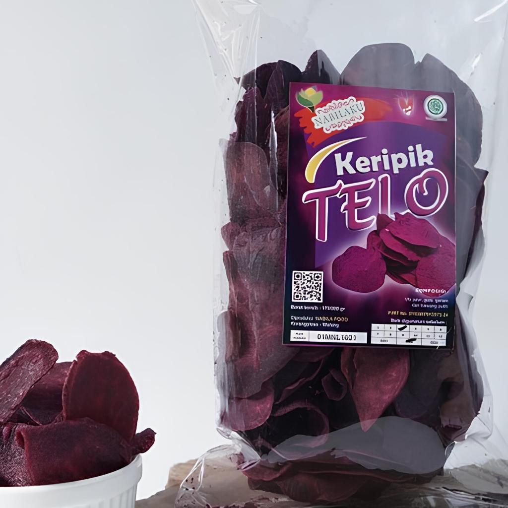 

Kripik Keripik Tela Telo Ungu Manis Madu Khas Madura
