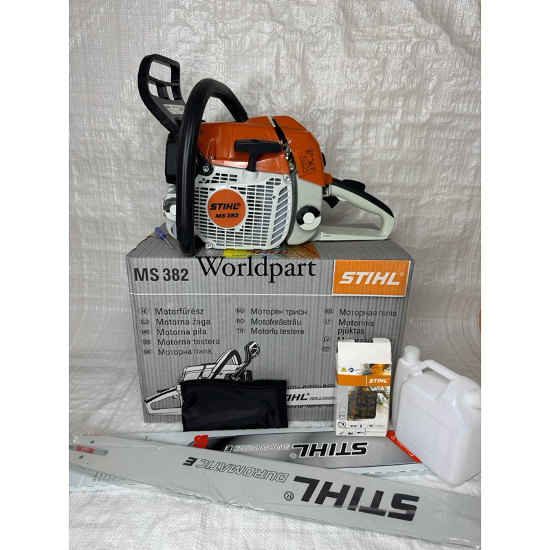 PROMO MERIAH  CHAINSAW SENSO STIHL MS 382 BAR STIHL 25 INCH FULLSET ORIGINAL GERGAJI KAYU STIHL