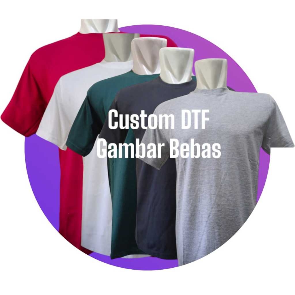 KAOS COTTON COMBED 20S BAHAN PREMIUM