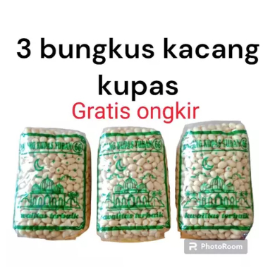 

Paket 3 dan 2 bungkus kacang kupas asli tuban