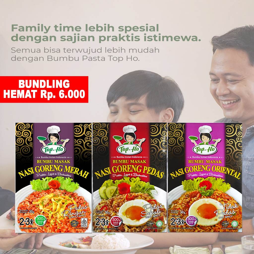 

Bundling Ekonomis Aneka Bumbu Nasi Goreng Topho Bumbu Pilihan Keluarga