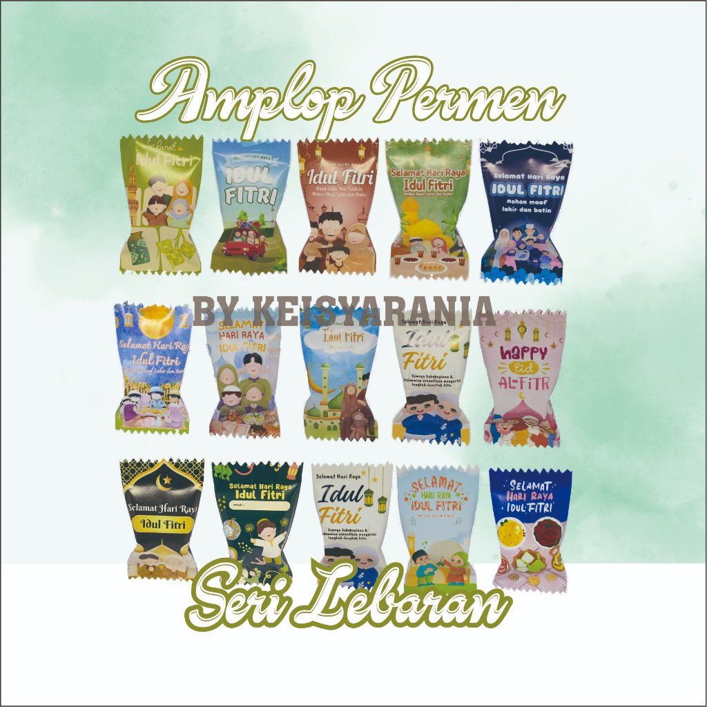 

[10 pcs] Amplop Permen Lebaran islami Amplop Lebaran 2025 Unik