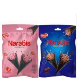 

NEW!! Narabis Wafer Cone Cream Chocolate Strawberry Kemasan 220g