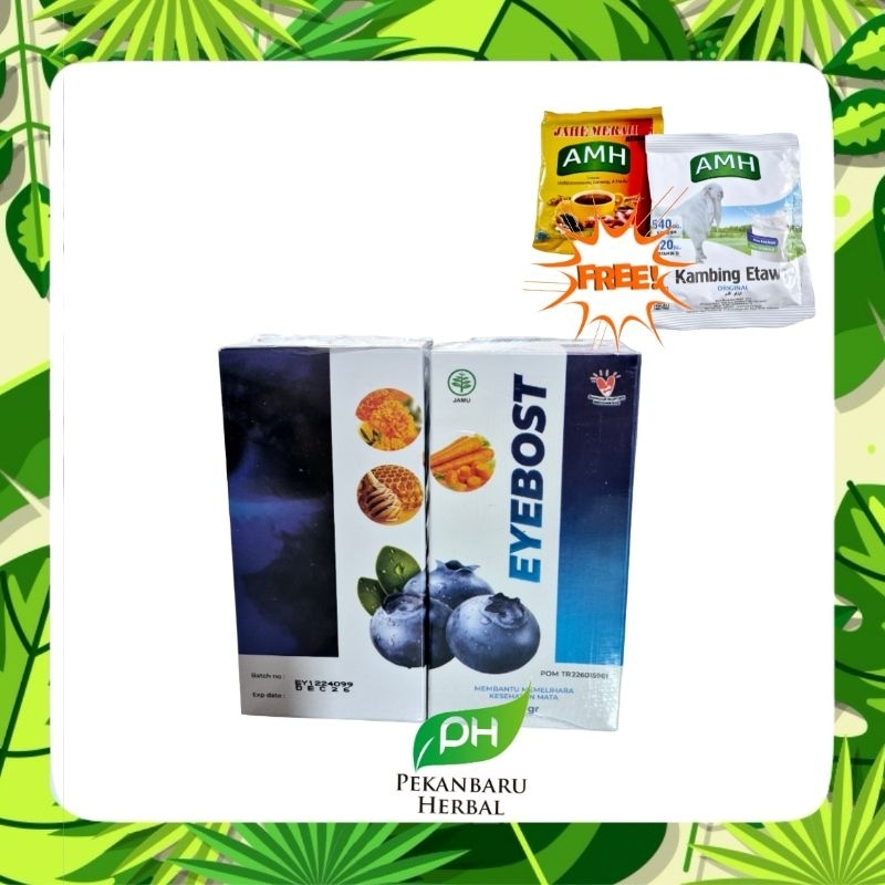 

EYEBOST 2 PAKET FRE AMH JAHE MERAH DAN SUSU AMH ORIGINAL