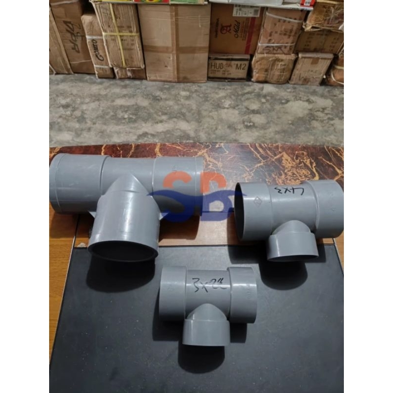 Sambungan sock pipa PVC / Tee 4" Inch / tee operan rucika / tee rucika / rucika sambungan tee / samb