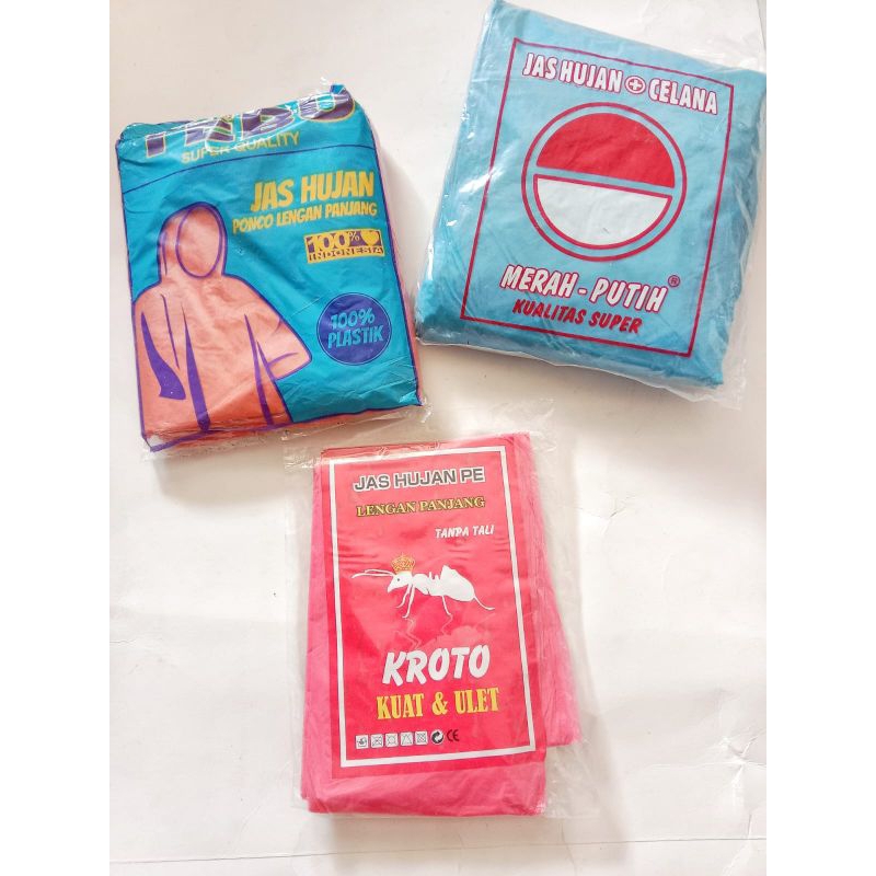 ANEKA JAS HUJAN PLASTIK / KRESEK