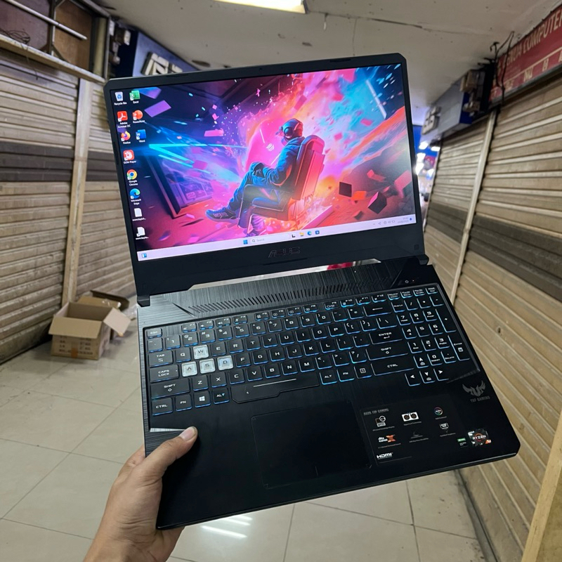 Asus Tuff Gaming Fx505D Amd Ryzen 5-3550H Nvidia GTX 1650 8/512GB