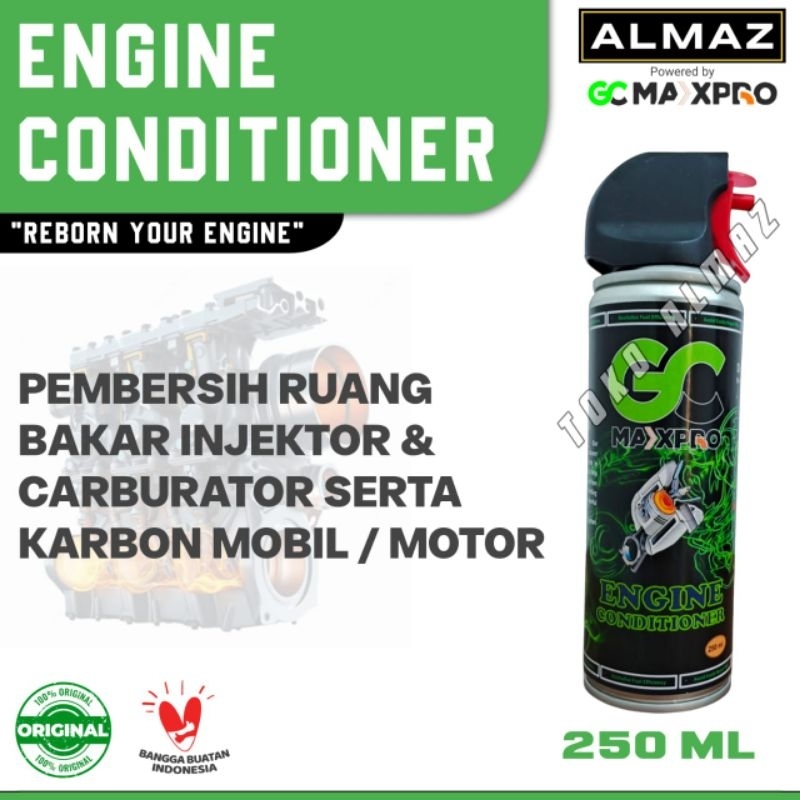 GC MAXPRO Engine Conditioner Carbon Cleaner Foam GURAH Ruang Bakar Carbon Foam 250ml Original