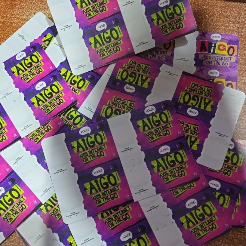 Voucher kosong Axis 4in1 1Box (400pcs)
