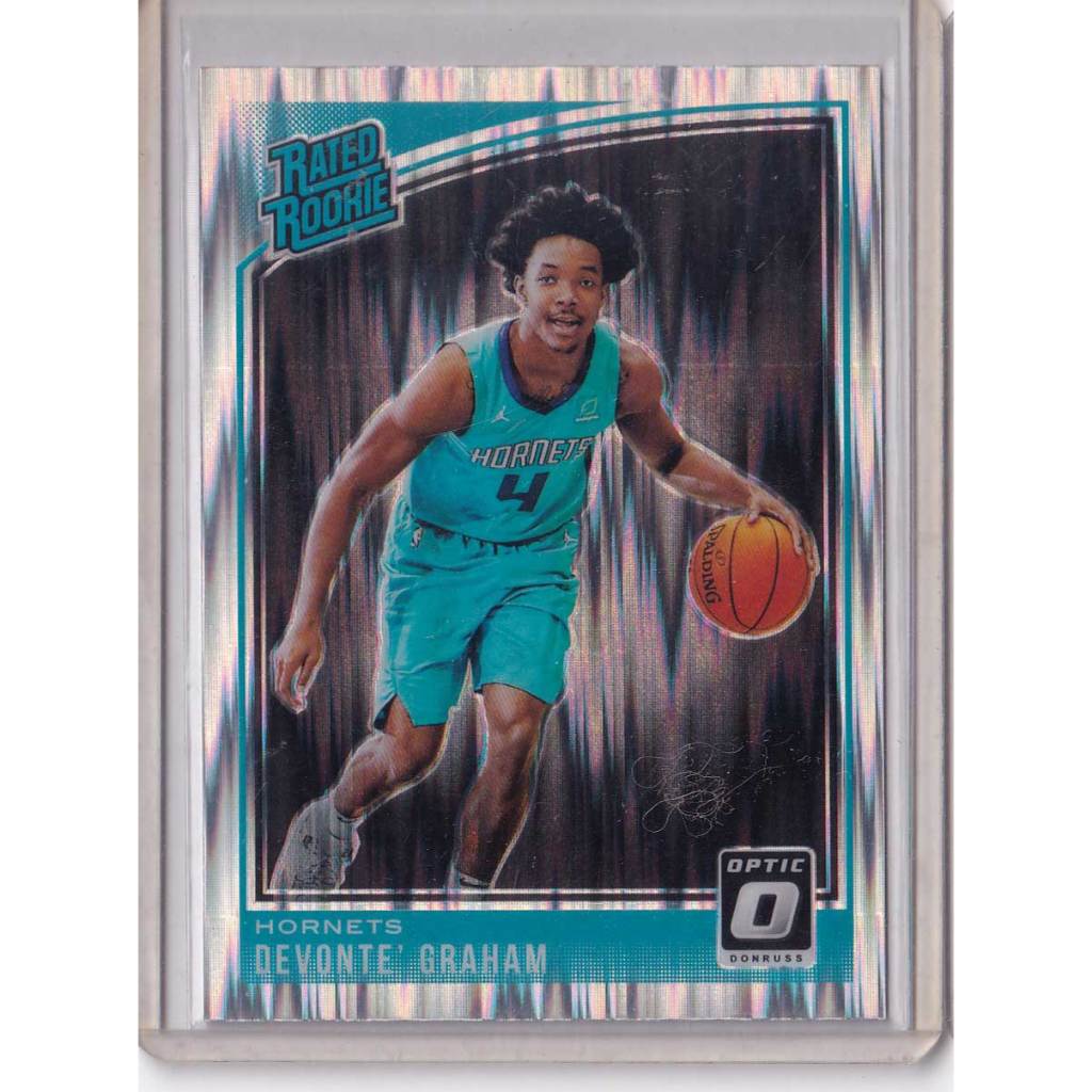 2018-19 Panini Donruss Optic Shock Prizm #189 Rated Rookie Devonte' Graham RC