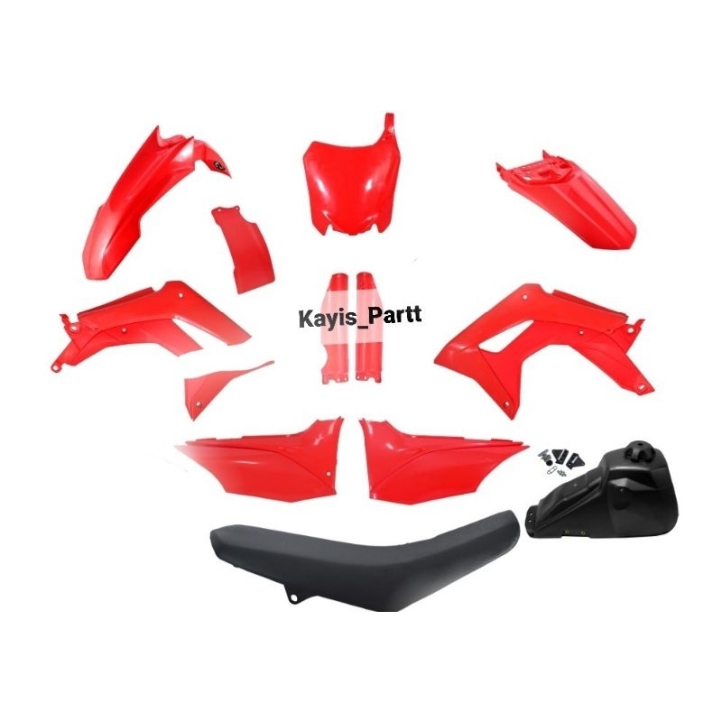 Body Full Set Komplit Homda CRF 150- Body Set Tangki dan Jok CRF 150