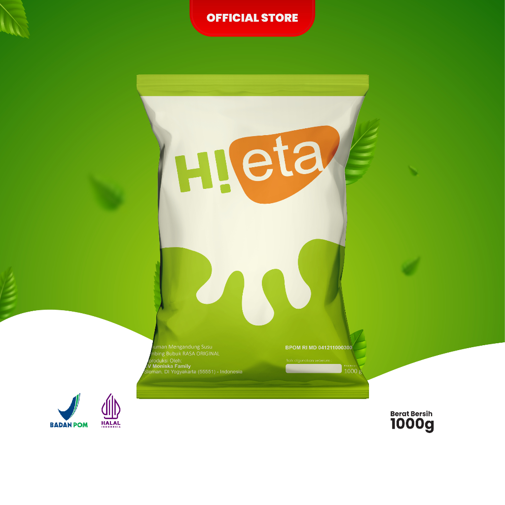 

Susu Kambing Etawa Bubuk 1kg Alami Rasa Original - Hieta