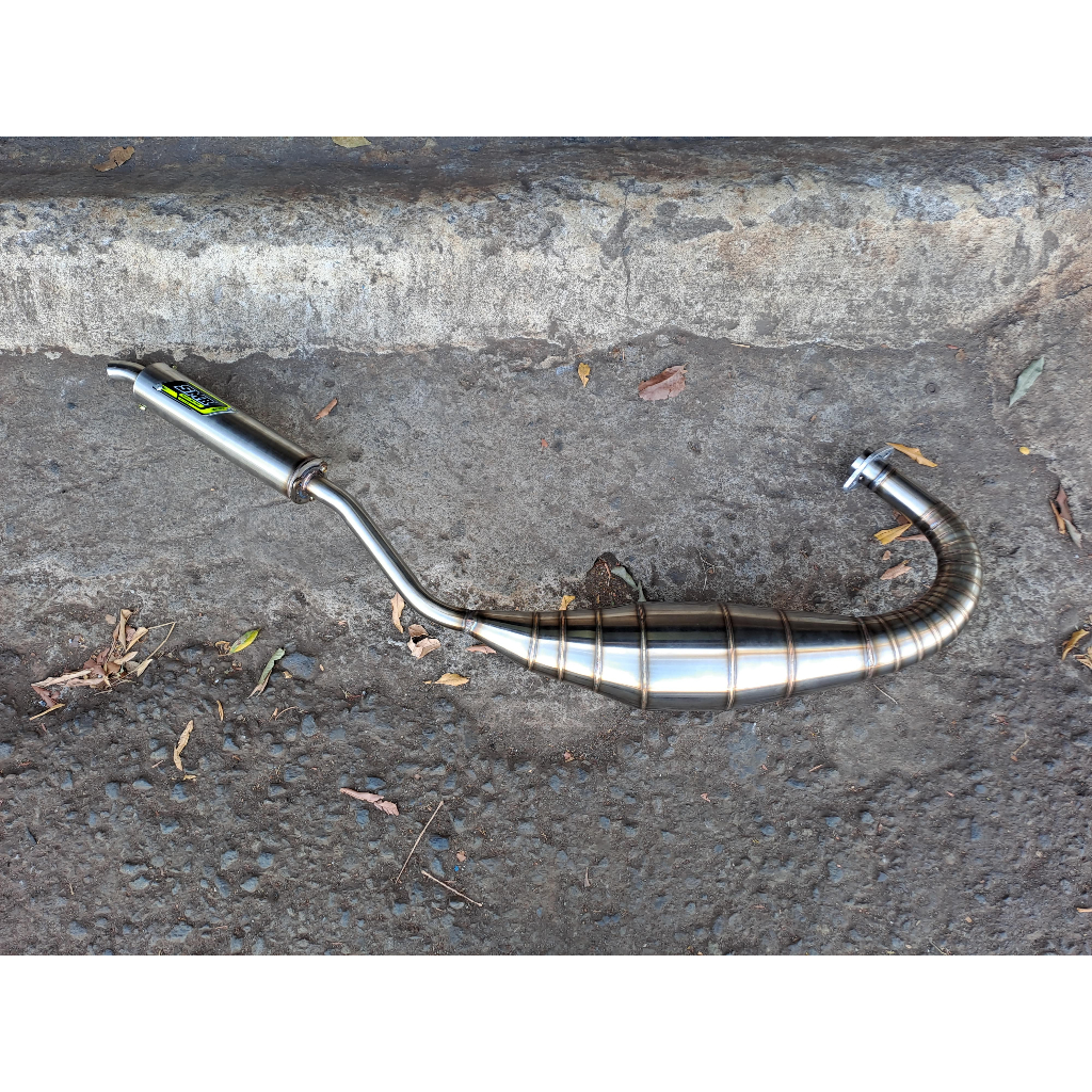 Knalpot SMR Ninja R Cobra L.C Stainless - Leher Cacing