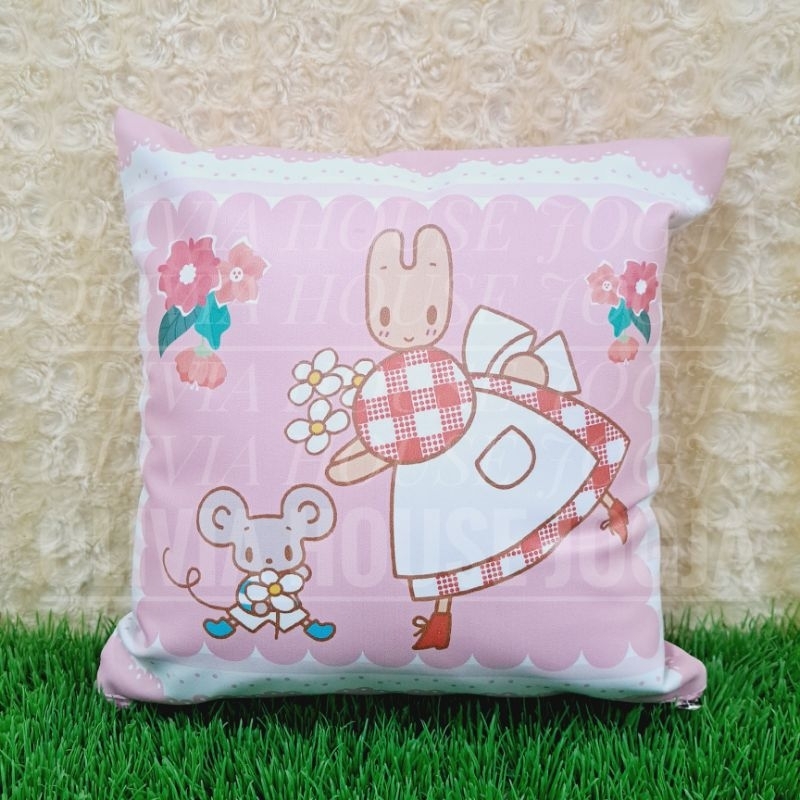 Bantal Kursi Marron Cream S Bantal Kursi Semi-leather Bantal Print Marron Cream S