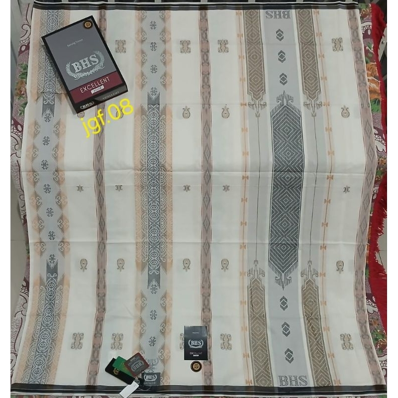 Sarung BHS Excellent Mercerized JACQUARD JGF JGT JTB JGK JGS JSK JGE JGB Mix Silver