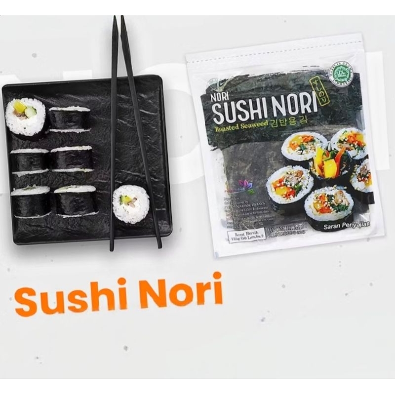 

RB SUSHI NORI GOLD (5/10/20 lembar) HALAL / Roasted Seaweed