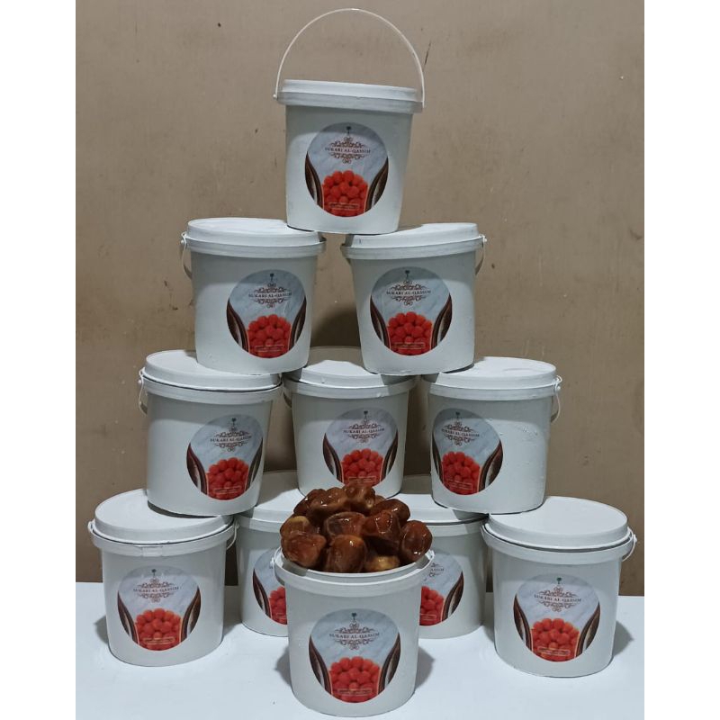 

kurma sukkari premium 850gr Exp 2026 kemasan ember,kurma sukari Al Qassim,kurma basah,kurma madu,Oleh" Haji dan Umroh