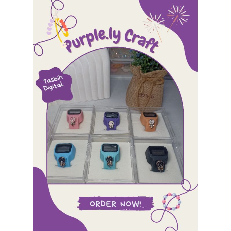 Tasbih Cincin Digital LED Cantik