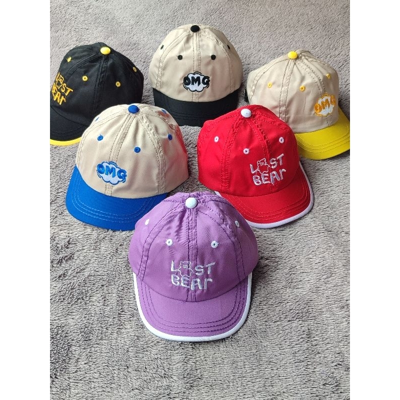 Topi Anak Laki Laki Topi Anak Perempuan Topi Baseball Lucu Topi Anak 1-8 Tahun Topi Last Bear Topi A