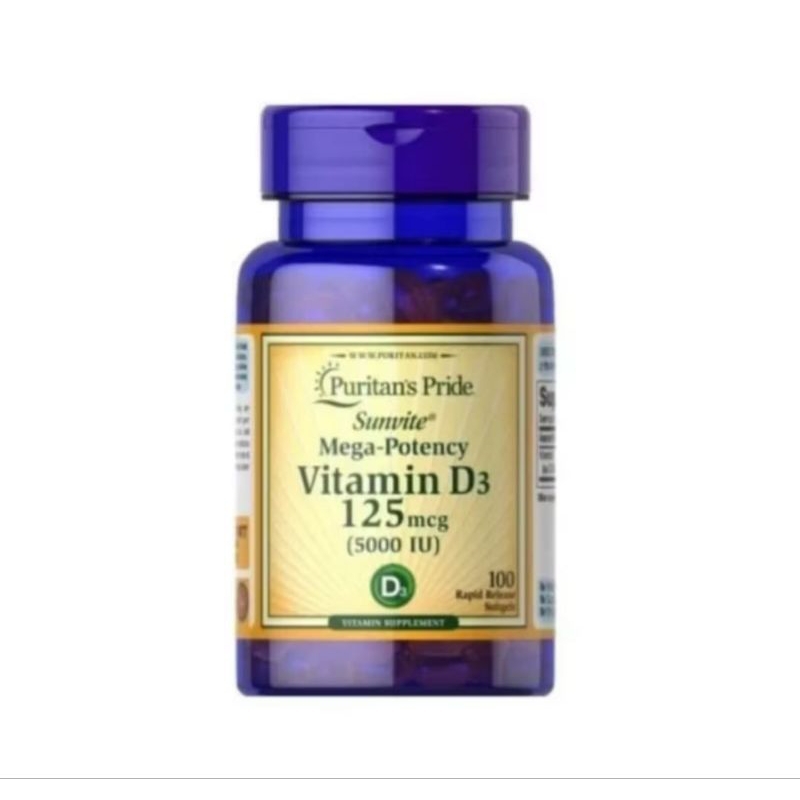 puritan's pride vitamin D3 5000 IU 100 Sofgels