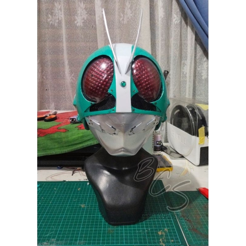Helm Cosplay Kamen Rider Shin Nigo