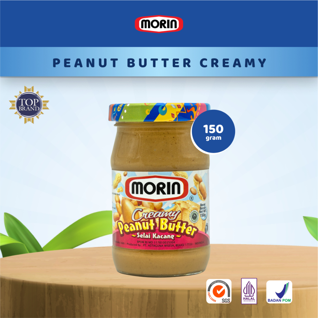 

Morin Peanut Butter Creamy 150 Gr - Selai Kacang