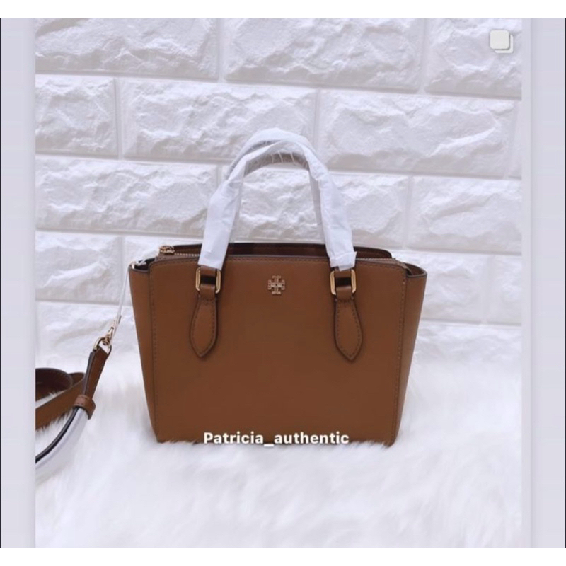 TB Emerson mini zip Tote Cardamon || Tory Burch