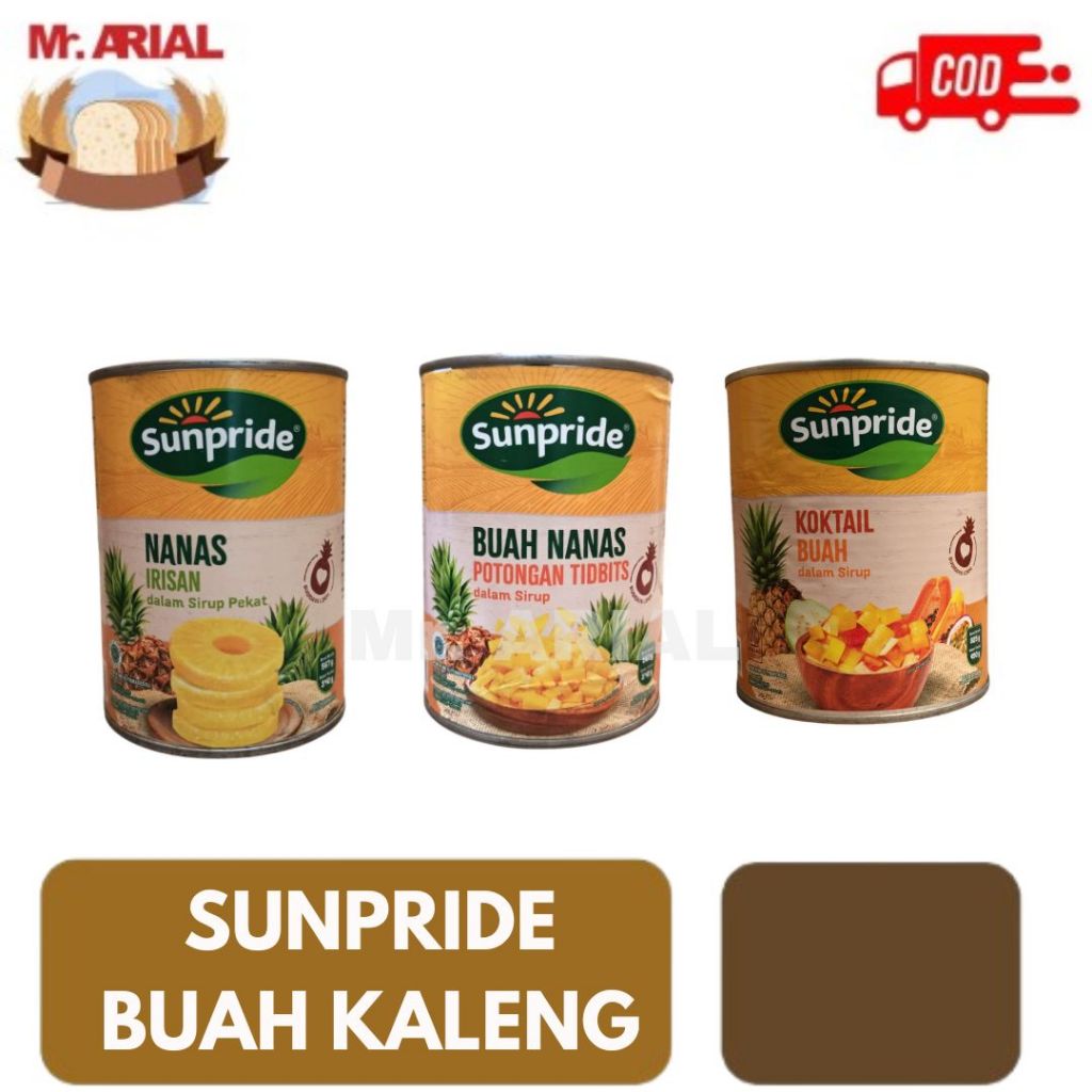 

Sunpride Tropical Fruit Salad / Cocktail | Pineapple Slices/ Pineapple Tidbites In Syrup Paling Juicy Nutrisi [Kaleng]