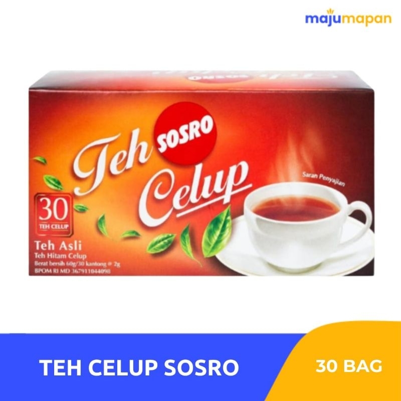 

Teh Celup Sosro Black Tea Box Isi 30