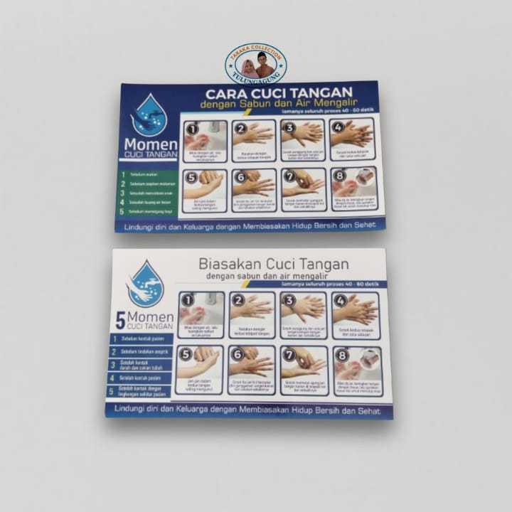 

Stiker Cara Cuci Tangan Dengan Sabun Dan Air | Stiker Cuci Tangan Versi Nakes Dan Umum | Chromo