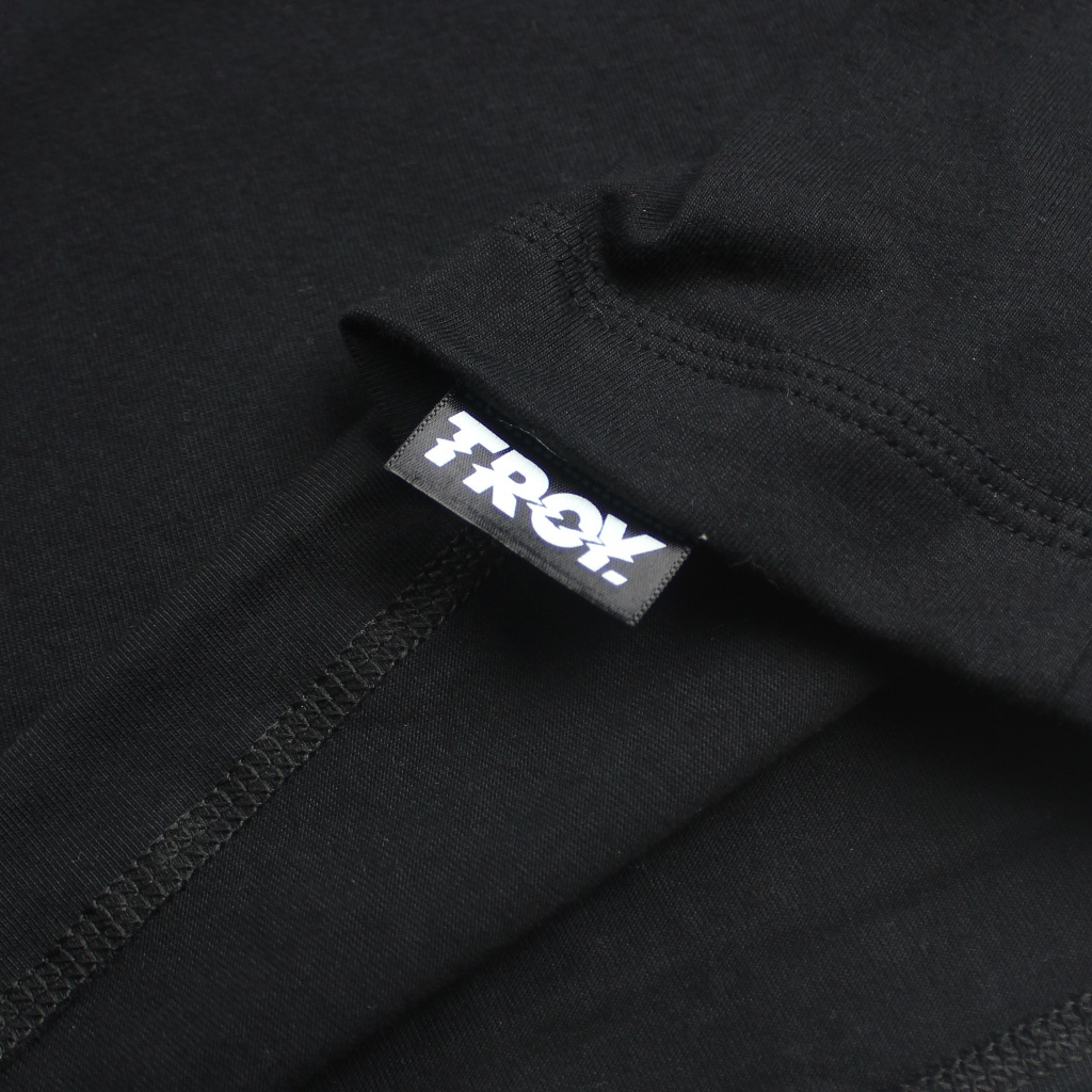 Troy Company Cotton Rugby Polo Shirt Black Laurel Wreath - Kaos Polo Hitam PR 3007