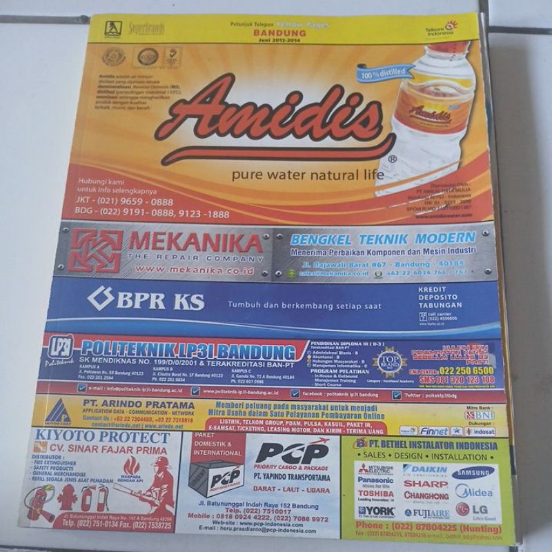 Yellow pages bandung juni 2013-2014