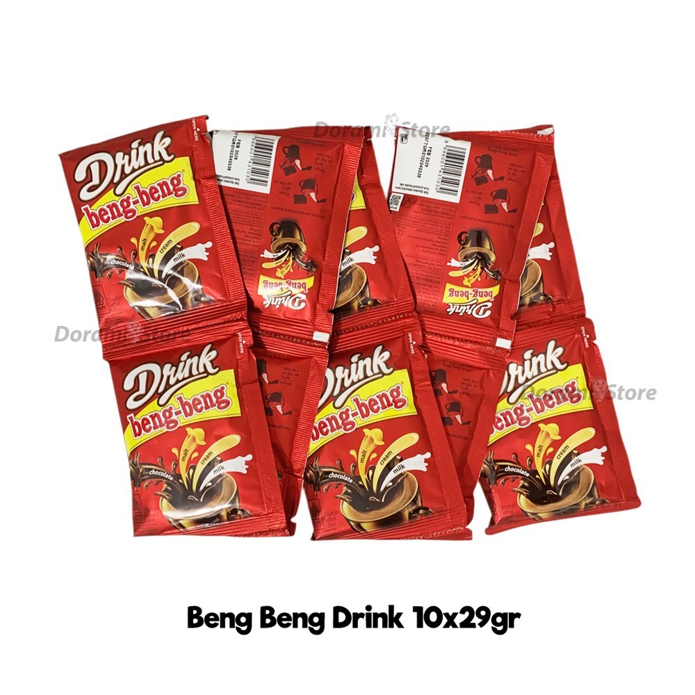 

Beng Beng Drink 10x29gr / Minuman Beng-Beng Coklat / Minuman Coklat Enak