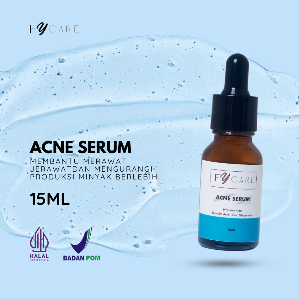 FYCARE Skincare Acne Serum Perawatan Kecantikan Penghilang Jerawat Dan Bruntusan Di Wajah Aman Untuk