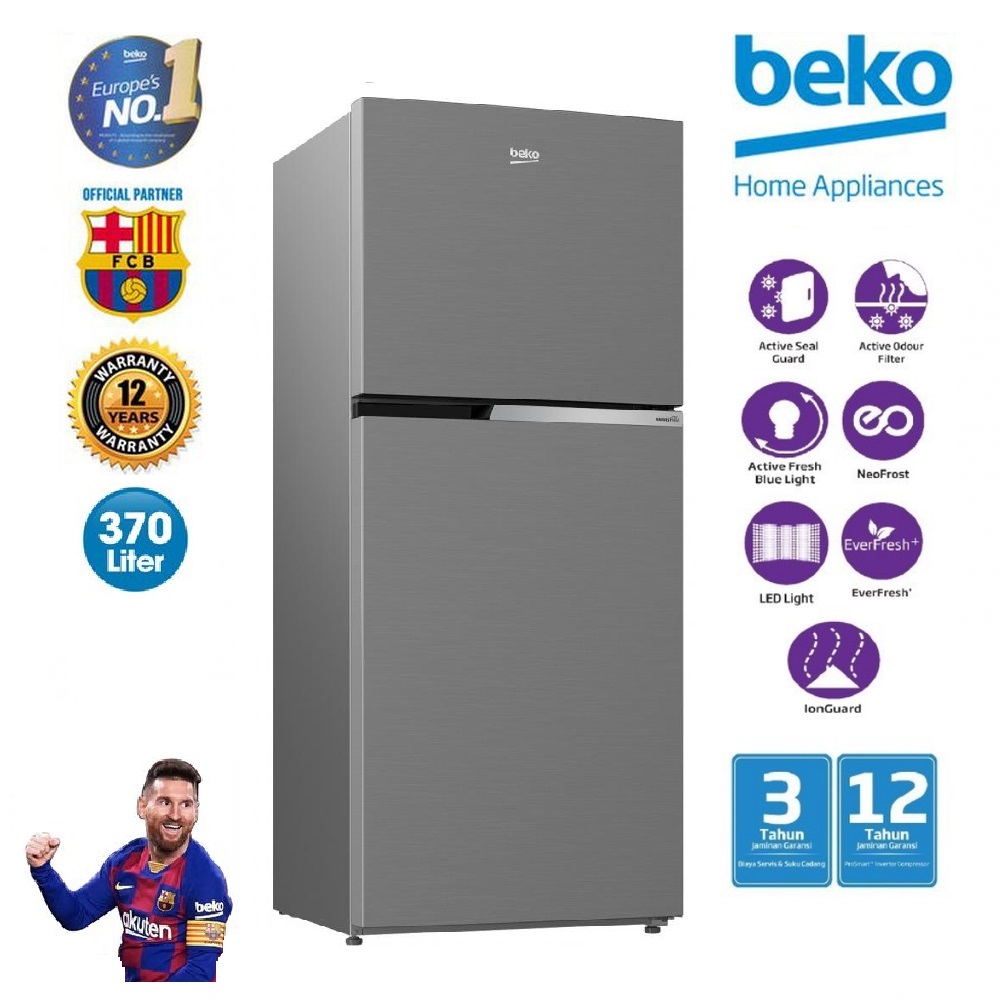 BEKO KULKAS 2 PINTU 370L RDNT371I50S