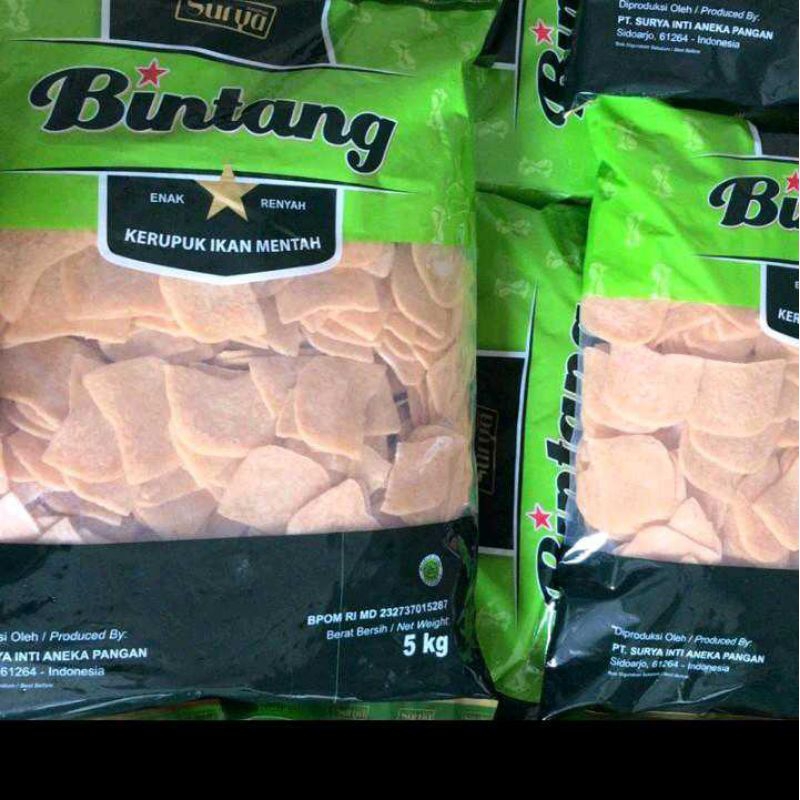 

KERUPUK IKAN BINTANG SURYA 5 KG Food Krupuk