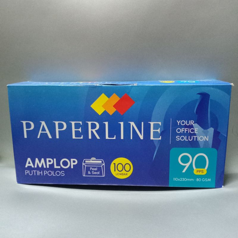 

Amplop Putih Paperline 90 PPS Buklet Putih Polos 1 Dus isi 100 Lembar